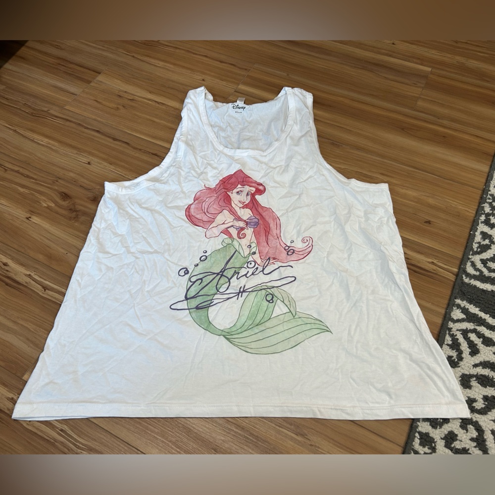 Disney Ariel Princess Tank Top Size 2X New Never Worn